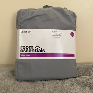 Twin/Twin XL Gray Sheet Set